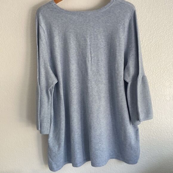 H by Halston light  blue sweater size 3X - Picture 7 of 7